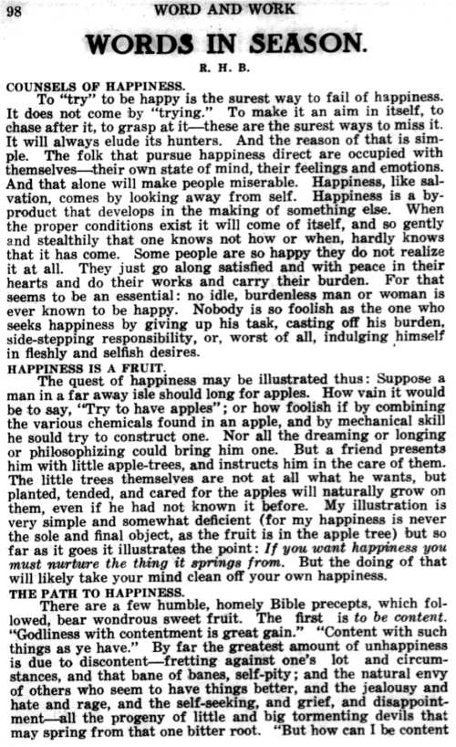 Word and Work, Vol. 20, No. 4, April 1927, p. 98