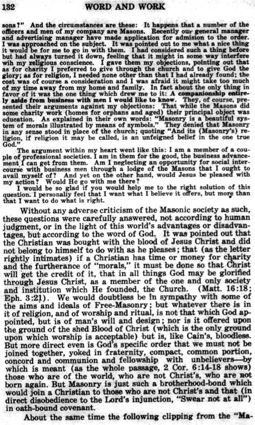 Word and Work, Vol. 20, No. 5, May 1927, p. 132