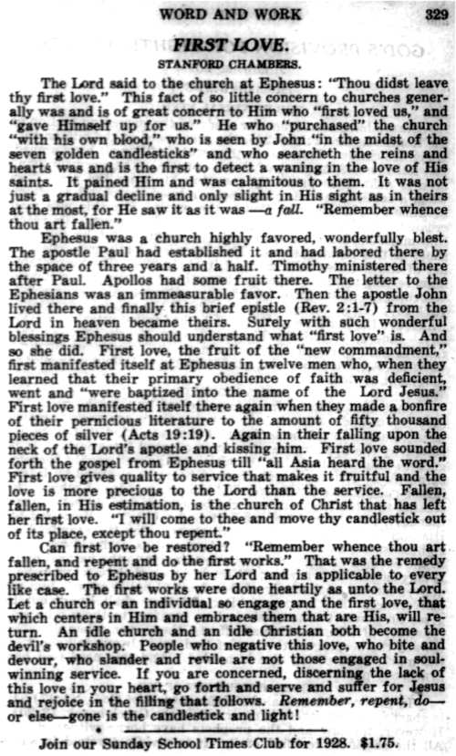 Word and Work, Vol. 20, No. 11, November 1927, p. 329