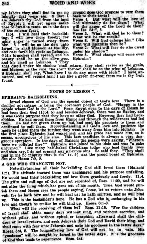 Word and Work, Vol. 20, No. 11, November 1927, p. 342