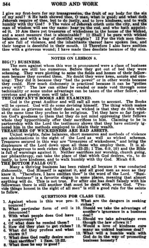 Word and Work, Vol. 20, No. 11, November 1927, p. 344