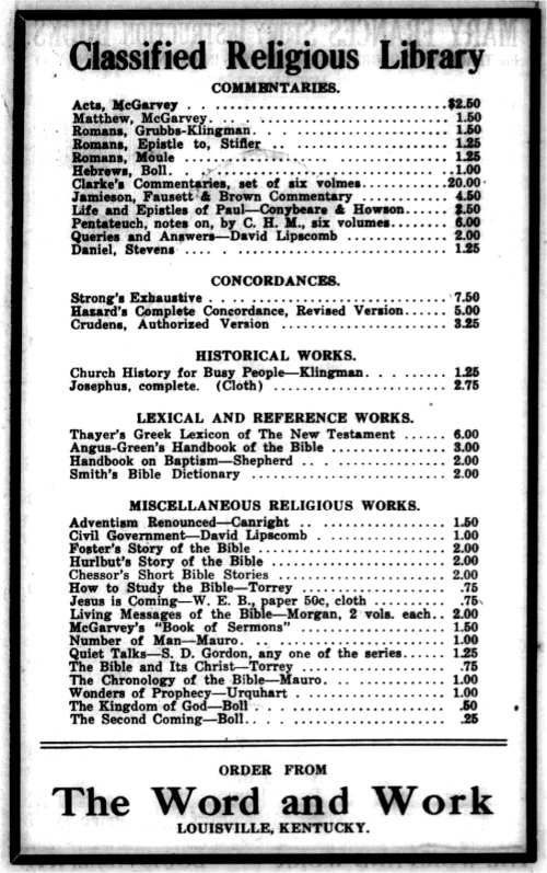 Word and Work, Vol. 20, No. 11, November 1927, p. 352