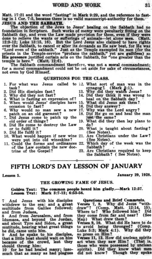 Word and Work, Vol. 21, No. 1, January 1928, p. 31