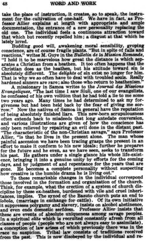 Word and Work, Vol. 21, No. 2, February 1928, p. 48