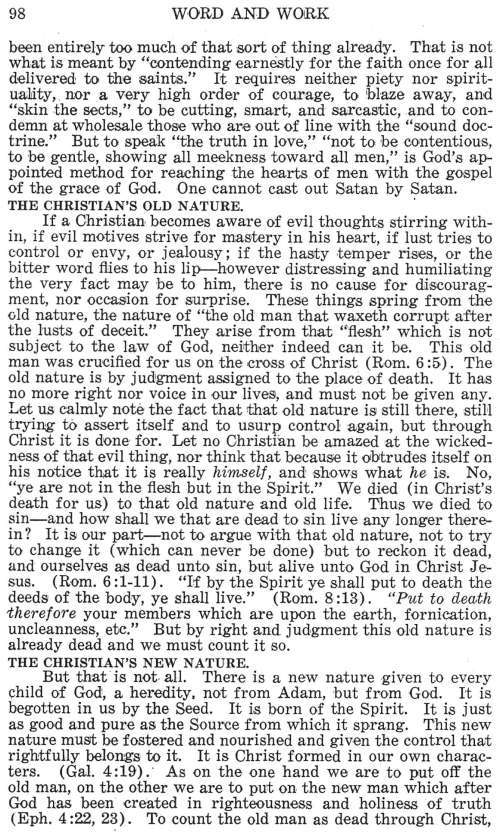 Word and Work, Vol. 21, No. 4, April 1928, p. 98