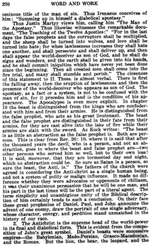 Word and Work, Vol. 21, No. 9, September 1928, p. 270