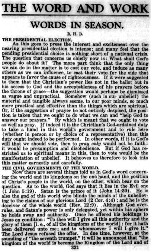 Word and Work, Vol. 21, No. 11, November 1928, p. 321