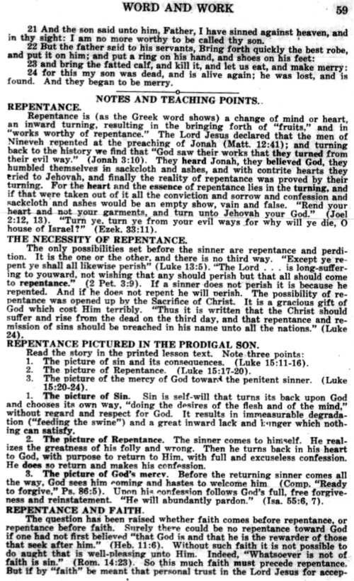 Word and Work, Vol. 22, No. 2, February 1929, p. 59