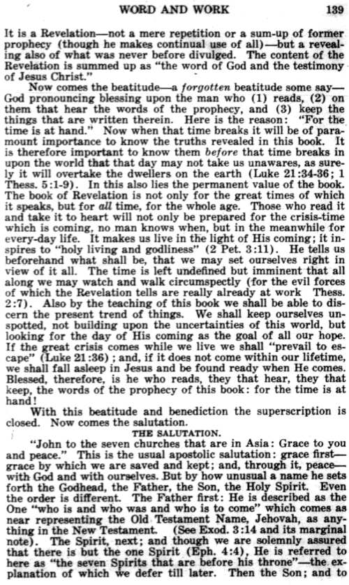 Word and Work, Vol. 22, No. 5, May 1929, p. 139