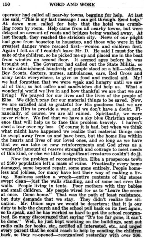 Word and Work, Vol. 22, No. 5, May 1929, p. 150