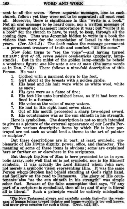 Word and Work, Vol. 22, No. 6, June 1929, p. 168