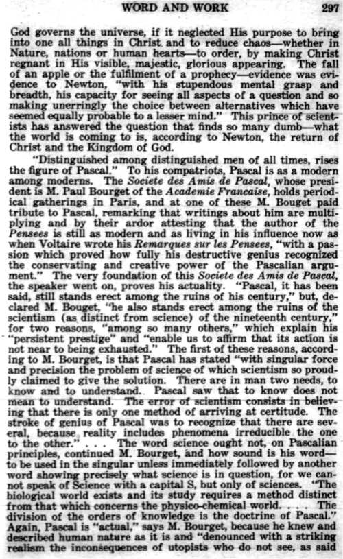 Word and Work, Vol. 22, No. 10, October 1929, p. 297