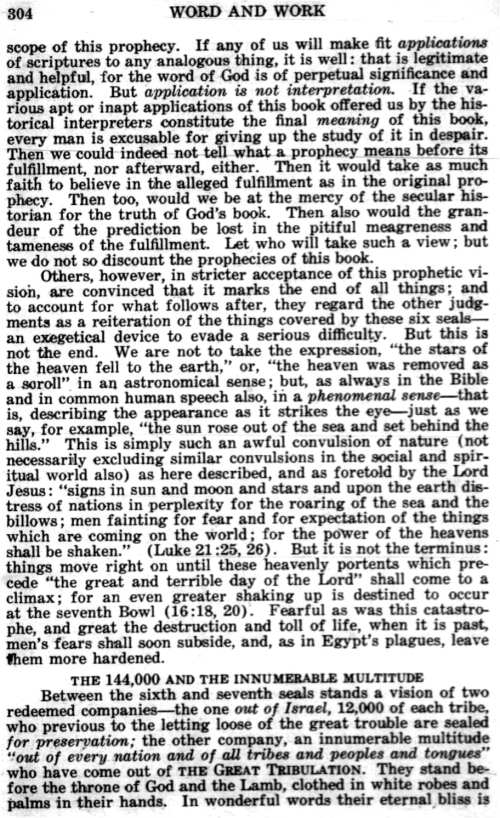 Word and Work, Vol. 22, No. 10, October 1929, p. 304