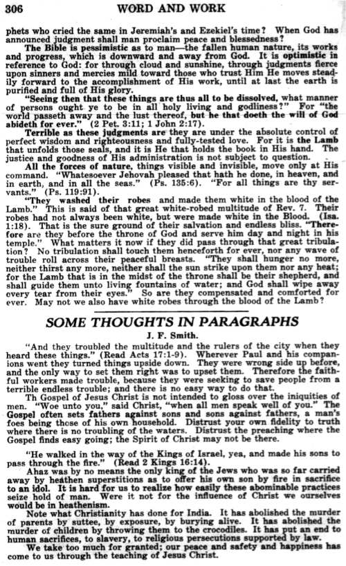 Word and Work, Vol. 22, No. 10, October 1929, p. 306