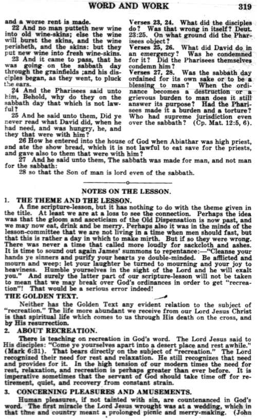 Word and Work, Vol. 22, No. 10, October 1929, p. 319