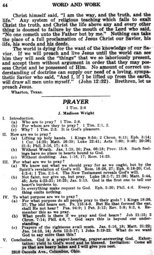 Word and Work, Vol. 23, No. 2, February 1930, p. 44