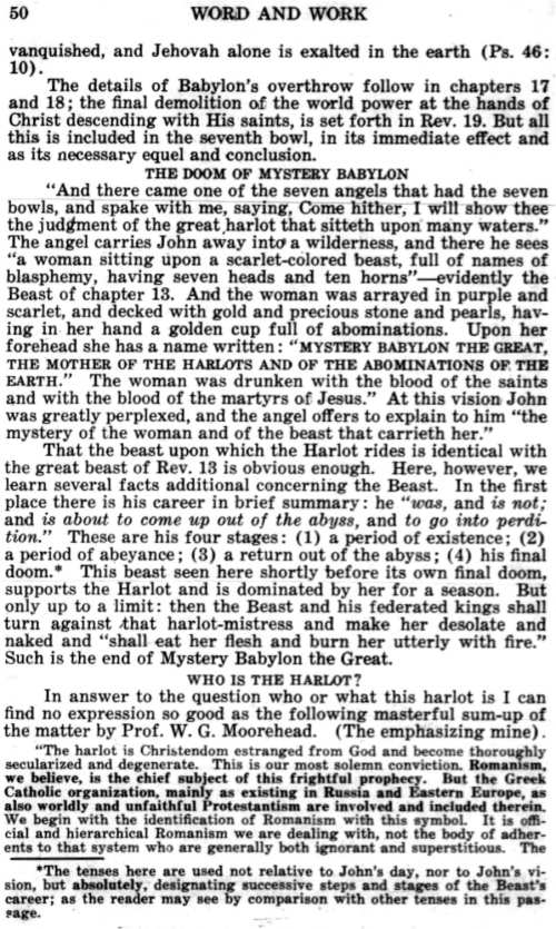 Word and Work, Vol. 23, No. 2, February 1930, p. 50