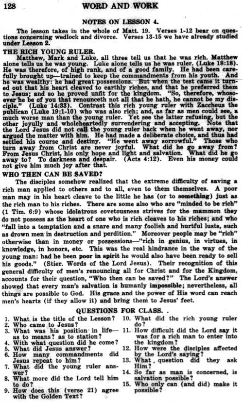 Word and Work, Vol. 23, No. 4, April 1930, p. 128