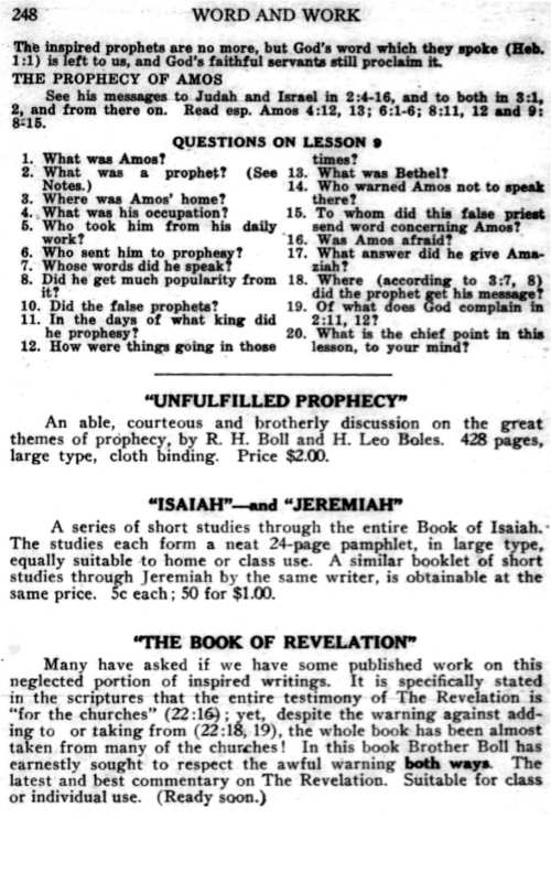 Word and Work, Vol. 23, No. 8, August 1930, p. 248