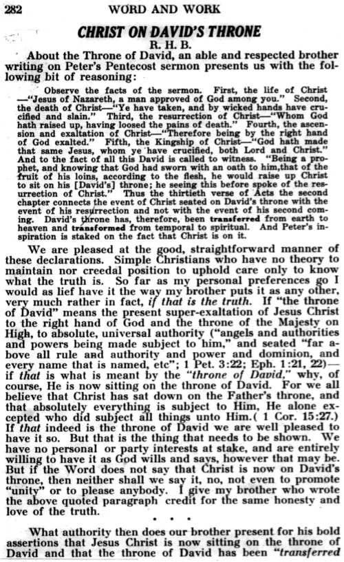 Word and Work, Vol. 23, No. 10, October 1930, p. 282