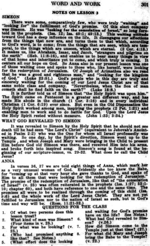 Word and Work, Vol. 23, No. 10, October 1930, p. 301