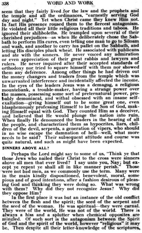 Word and Work, Vol. 23, No. 12, December 1930, p. 338