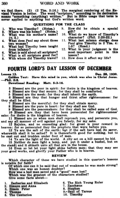 Word and Work, Vol. 23, No. 12, December 1930, p. 360