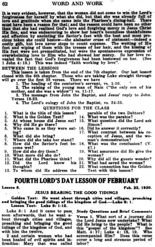 Word and Work, Vol. 24, No. 2, February 1931, p. 62