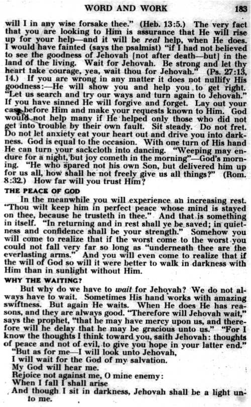 Word and Work, Vol. 24, No. 7, July 1931, p. 183