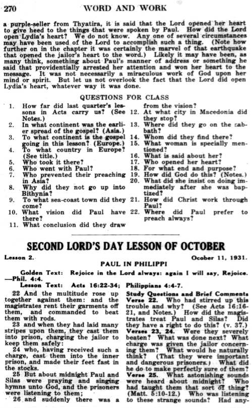 Word and Work, Vol. 24, No. 10, October 1931, p. 270