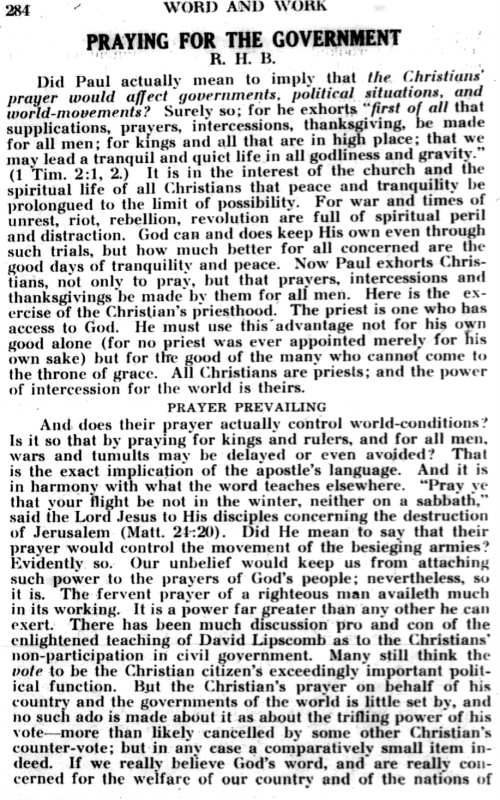 Word and Work, Vol. 24, No. 11, November 1931, p. 284