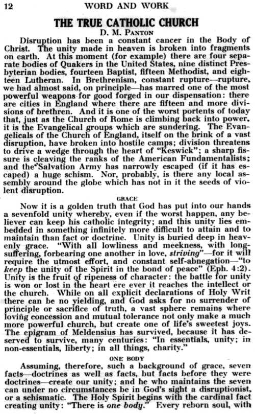 Word and Work, Vol. 25, No. 1, January 1932, p. 12