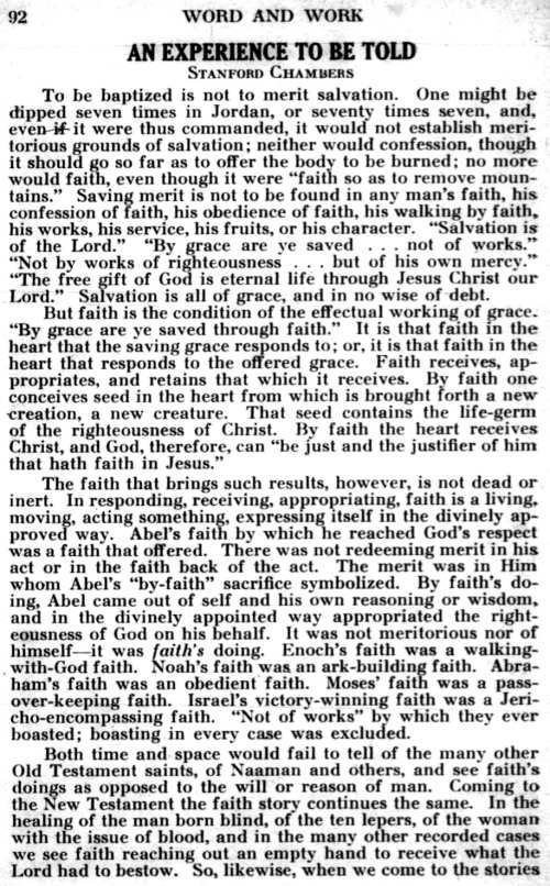 Word and Work, Vol. 25, No. 4, April 1932, p. 92