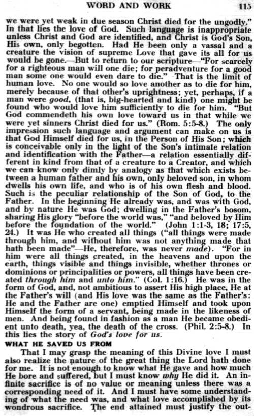 Word and Work, Vol. 25, No. 5, May 1932, p. 115