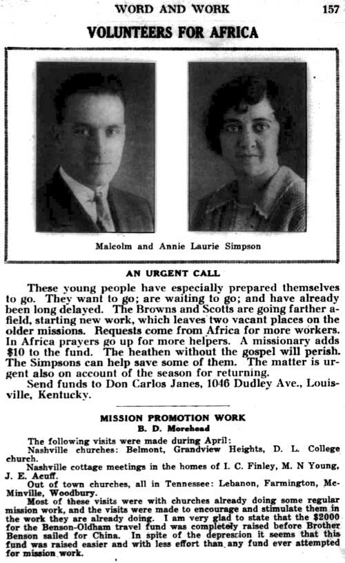 Word and Work, Vol. 25, No. 6, June 1932, p. 157