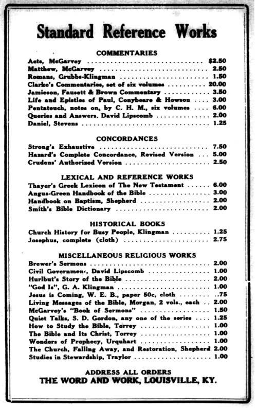 Word and Work, Vol. 25, No. 8, August 1932, p. 216