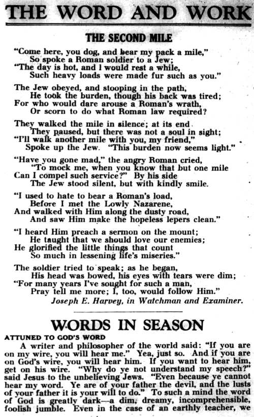 Word and Work, Vol. 25, No. 9, September 1932, p. 217