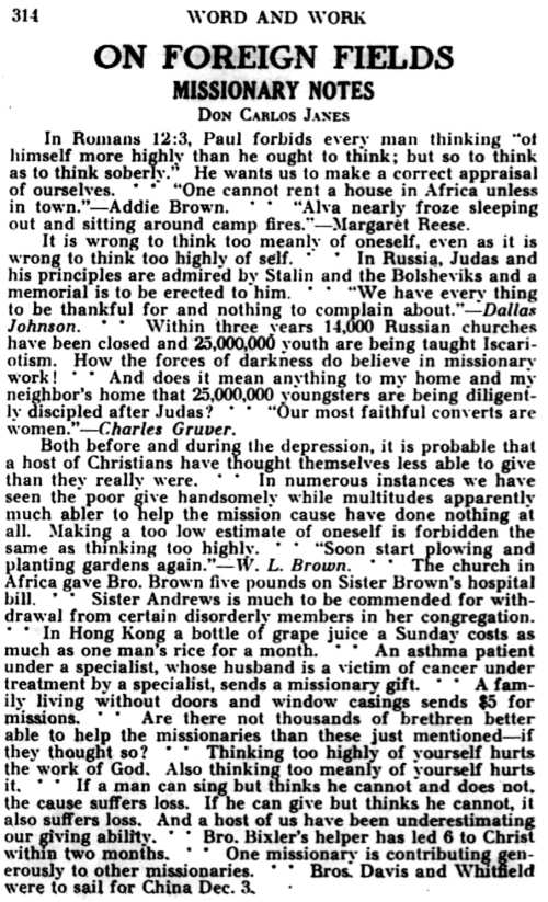 Word and Work, Vol. 25, No. 12, December 1932, p. 314