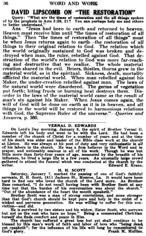 Word and Work, Vol. 26, No. 2, February 1933, p. 36