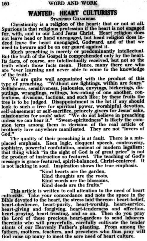 Word and Work, Vol. 26, No. 9, September 1933, p. 160