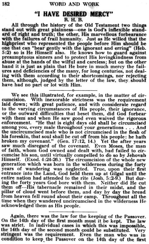 Word and Work, Vol. 26, No. 10, October 1933, p. 182