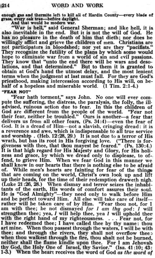 Word and Work, Vol. 26, No. 12, December 1933, p. 214