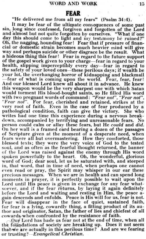 Word and Work, Vol. 27, No. 1, January 1934, p. 15