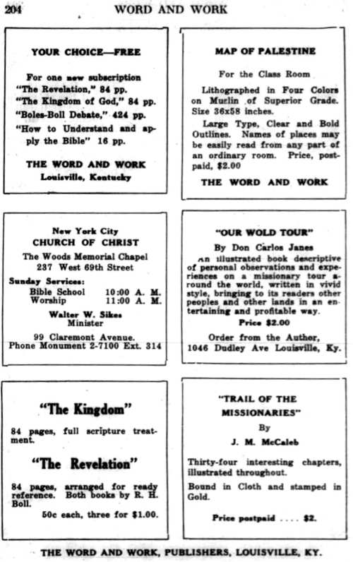 Word and Work, Vol. 28, No. 10, October 1934, p. 204