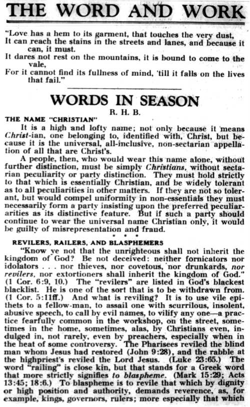 Word and Work, Vol. 29, No. 1, January 1935, p. 1