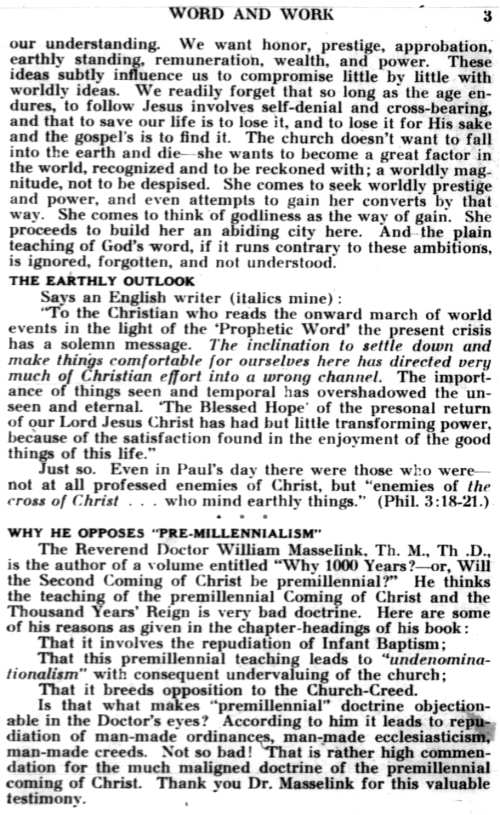 Word and Work, Vol. 29, No. 1, January 1935, p. 3