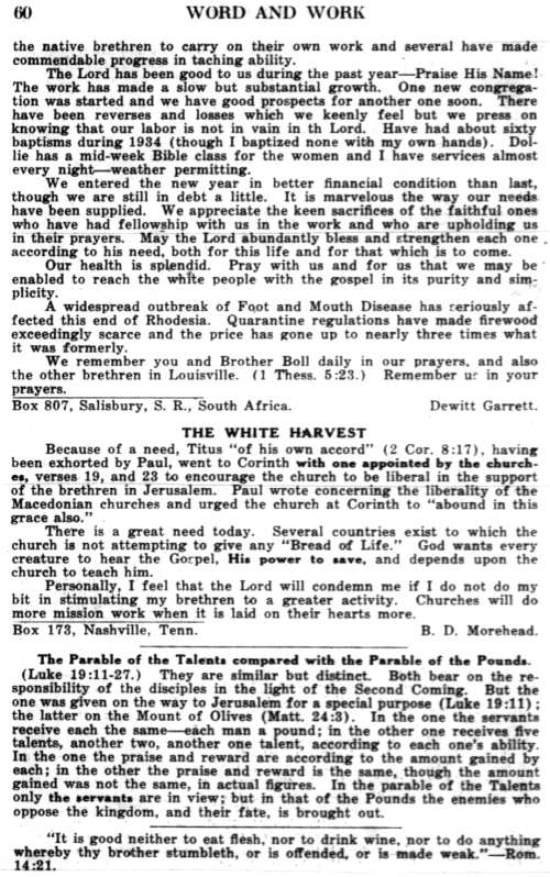 Word and Work, Vol. 29, No. 3, March 1935, p. 60