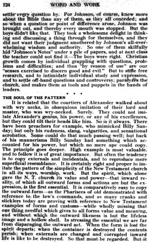 Word and Work, Vol. 29, No. 7, July 1935, p. 124