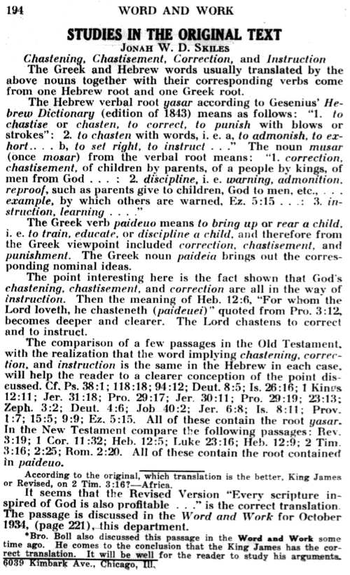 Word and Work, Vol. 29, No. 10, October 1935, p. 194