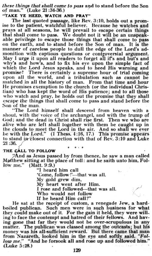 Word and Work, Vol. 30, No. 7, July 1936, p. 129